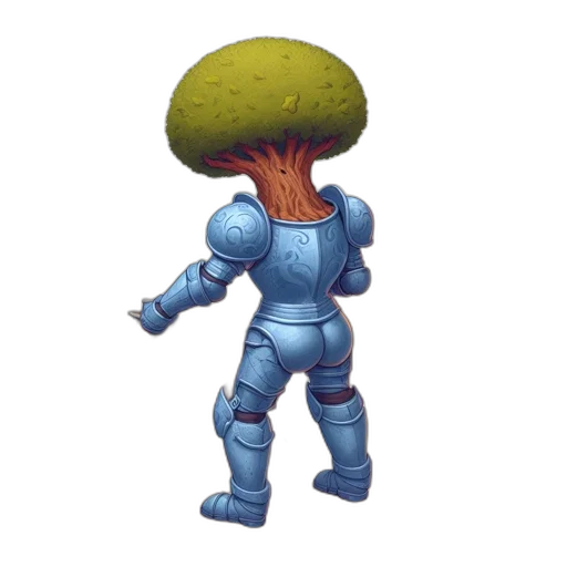 tree, hair, hat, creature transparent PNG cut-out
