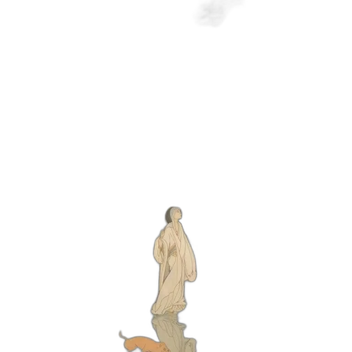 staff, animal, creature, dress transparent PNG cut-out