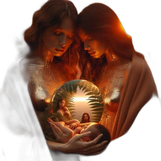 photorealistic, oil painting, fantasy art, fire transparent PNG cut-out