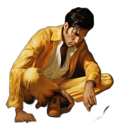 jacket, staff, concept art, comic book art transparent PNG cut-out
