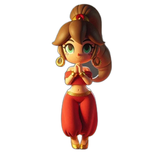 dress, crown, staff, hat transparent PNG cut-out