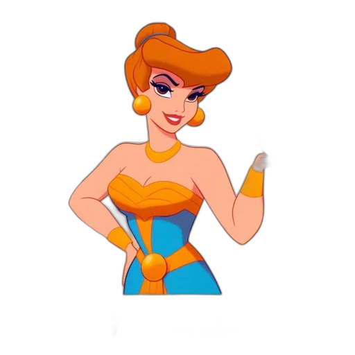 dress, jewelry, crown, cartoon transparent PNG cut-out