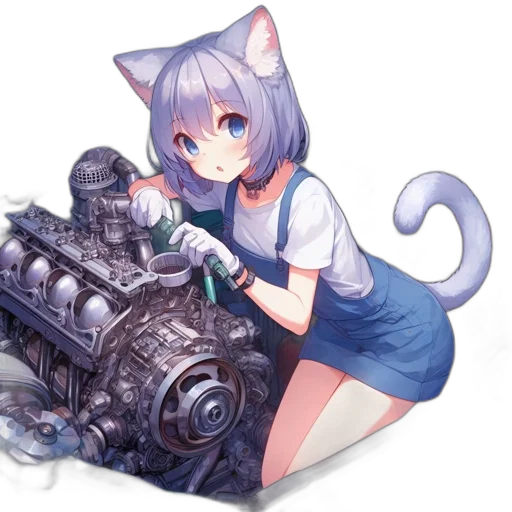 weapon, car, robot, staff transparent PNG cut-out