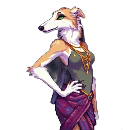 dress, staff, animal, mask transparent PNG cut-out