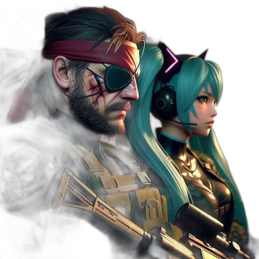 weapon, concept art, cyberpunk, fantasy art transparent PNG cut-out
