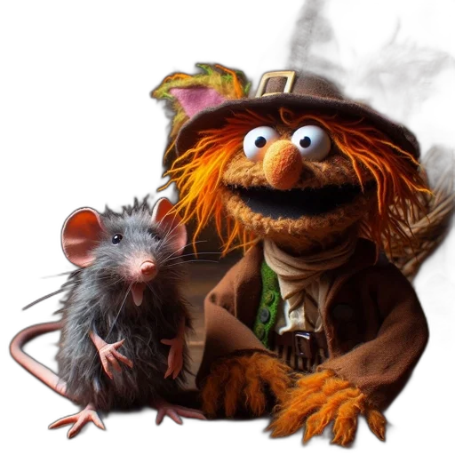 hat, animal, staff, concept art transparent PNG cut-out