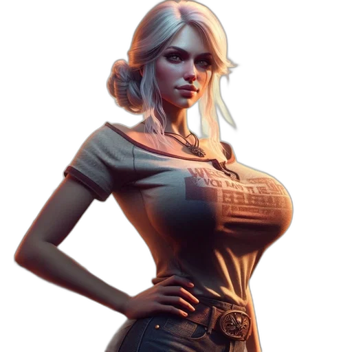 dress, face, jacket, staff transparent PNG cut-out