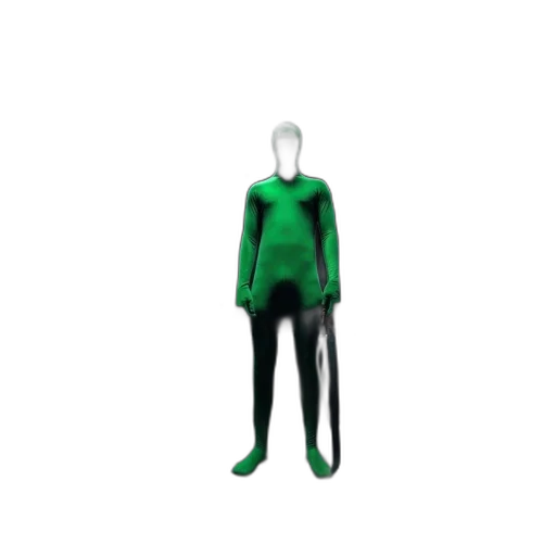 jacket, creature, staff, robot transparent PNG cut-out