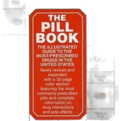 pill, book, illustrated, guide transparent PNG cut-out