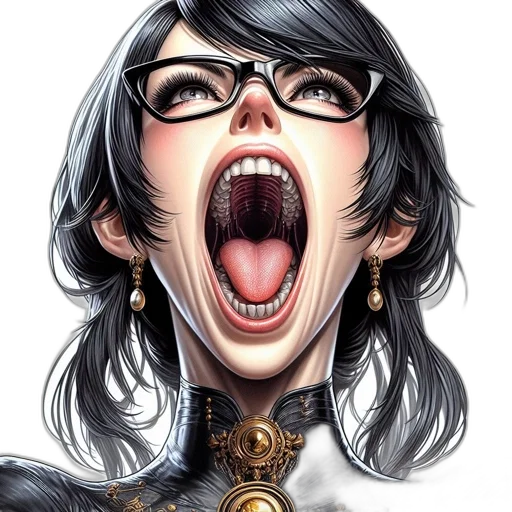 face, comic book art, fantasy art, concept art transparent PNG cut-out