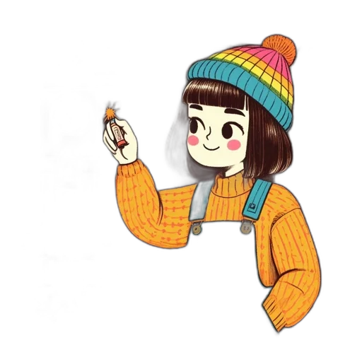 hat, jacket, staff, jewelry transparent PNG cut-out