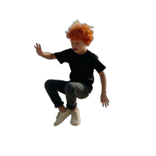 hair, creature, hat, shoes transparent PNG cut-out
