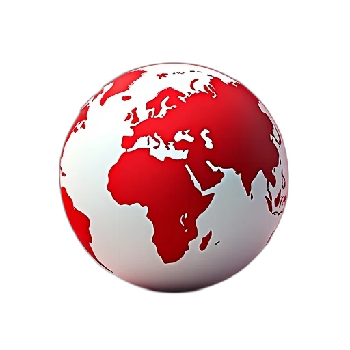 staff, 3d render, photorealistic, red transparent PNG cut-out