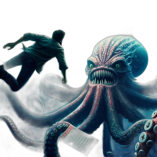 creature, concept art, comic book art, fantasy art transparent PNG cut-out