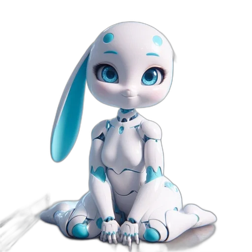 robot, creature, animal, 3d render transparent PNG cut-out