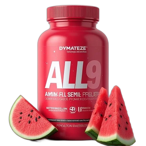 dymateze, all9, amino, watermelon transparent PNG cut-out