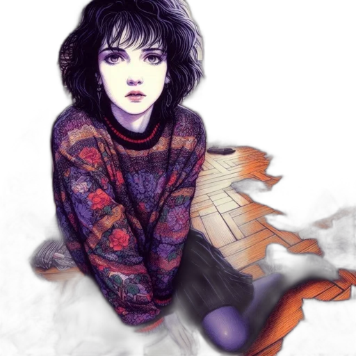 jacket, watercolor, fantasy art, photorealistic transparent PNG cut-out