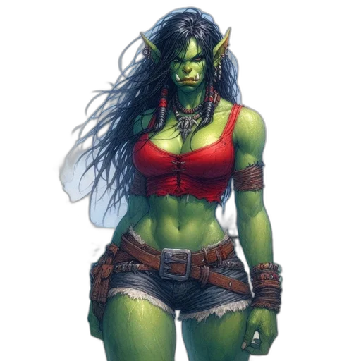 fantasy art, concept art, comic book art, pixel art transparent PNG cut-out
