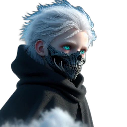 mask, face, creature, dragon transparent PNG cut-out