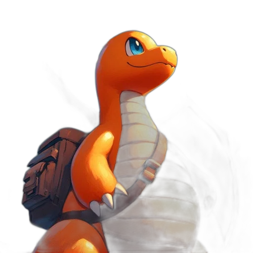 dragon, creature, animal, staff transparent PNG cut-out