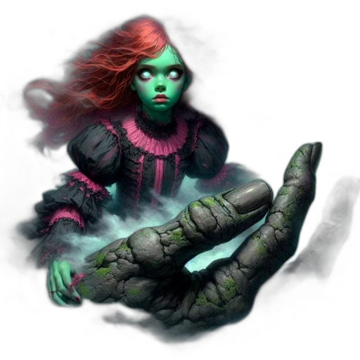 creature, staff, mask, concept art transparent PNG cut-out