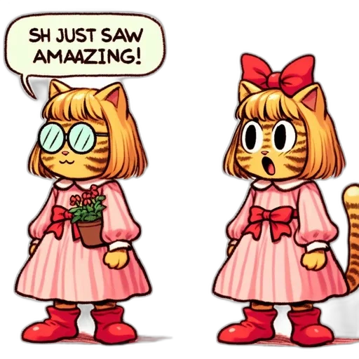 dress, robot, mask, comic book art transparent PNG cut-out