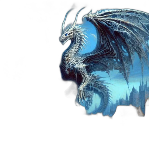 dragon, creature, mask, animal transparent PNG cut-out