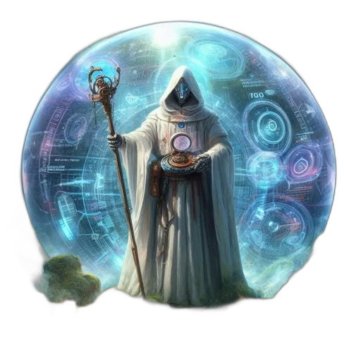 mask, staff, concept art, fantasy art transparent PNG cut-out