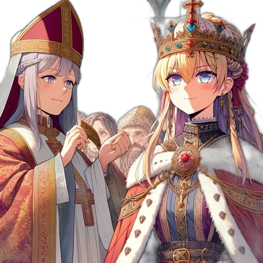 crown, sword, staff, weapon transparent PNG cut-out