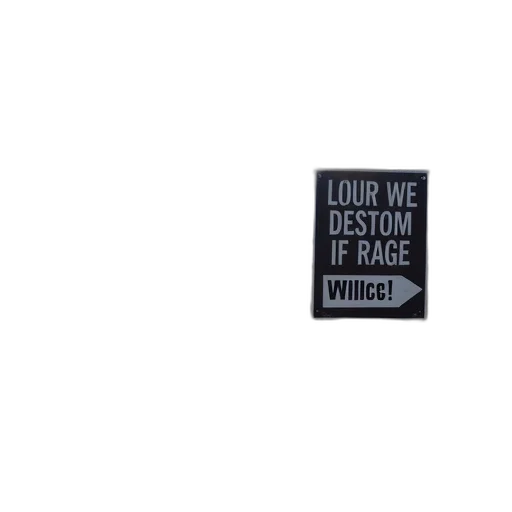 face, sign, side, road transparent PNG cut-out
