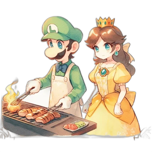 food, crown, staff, dress transparent PNG cut-out