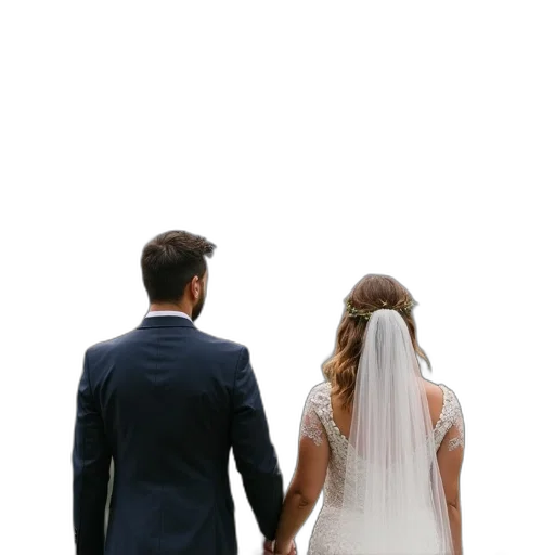 dress, umbrella, staff, hair transparent PNG cut-out