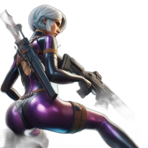 weapon, robot, concept art, cyberpunk transparent PNG cut-out