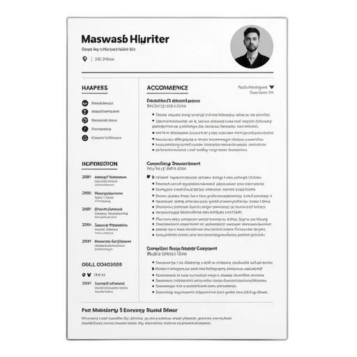 staff, monochrome, resume, template transparent PNG cut-out
