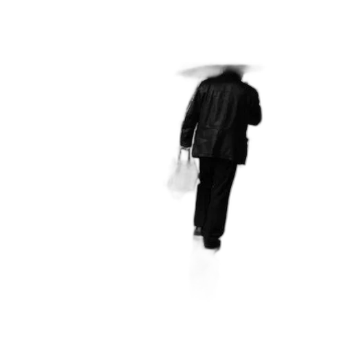 staff, jacket, hat, robot transparent PNG cut-out