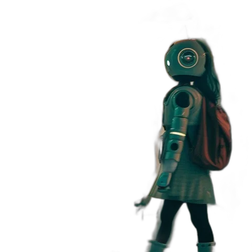 robot, jacket, mask, dress transparent PNG cut-out