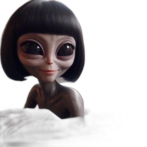 robot, creature, concept art, 3d render transparent PNG cut-out