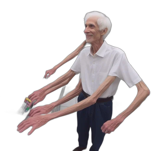 staff, creature, weapon, robot transparent PNG cut-out
