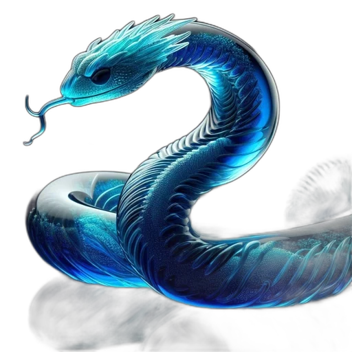 dragon, creature, staff, animal transparent PNG cut-out