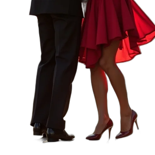 dress, red, legs, shoes transparent PNG cut-out