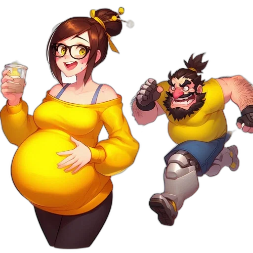 food, concept art, pixel art, cartoon transparent PNG cut-out