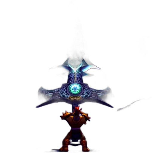 sword, staff, weapon, dragon transparent PNG cut-out