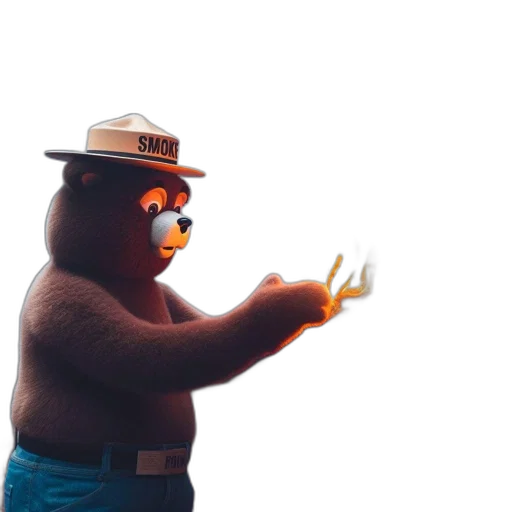 hat, mask, animal, staff transparent PNG cut-out