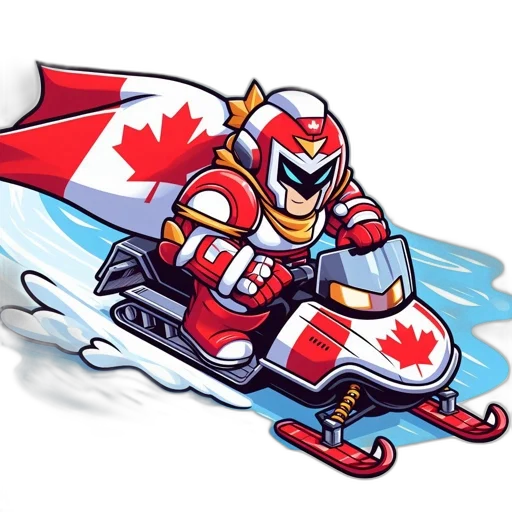 concept art, cartoon, figure, canadian transparent PNG cut-out