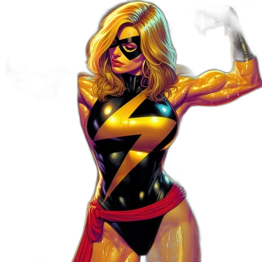 comic book art, concept art, cartoon, female transparent PNG cut-out