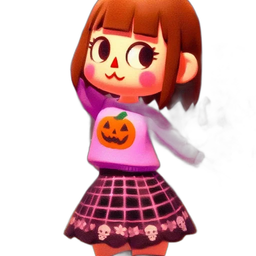dress, staff, mask, creature transparent PNG cut-out