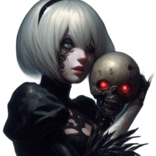 robot, mask, face, creature transparent PNG cut-out