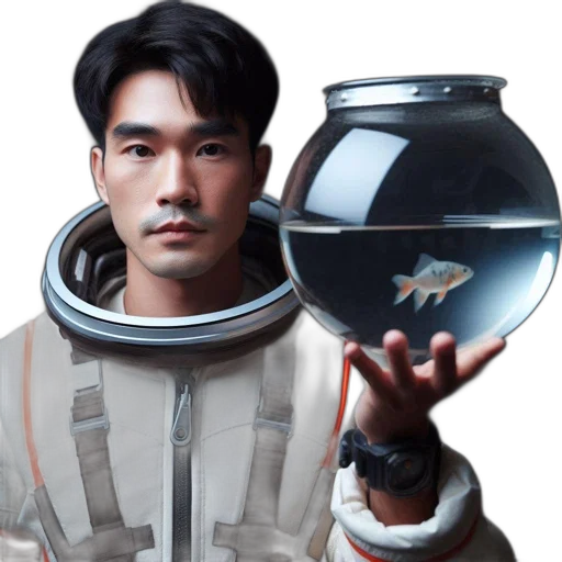photorealistic, concept art, underwater, outer space transparent PNG cut-out