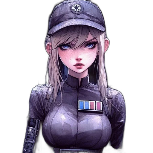 staff, jacket, robot, face transparent PNG cut-out