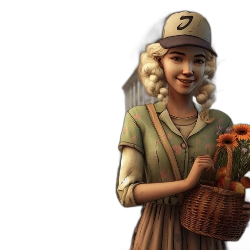 hat, concept art, 3d render, photorealistic transparent PNG cut-out